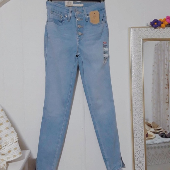 NWT Womens Levis Skinny Ankle 721 Jeans Size 24 - Picture 1 of 9